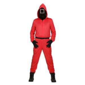 Firkant Vagt Kostume Rød