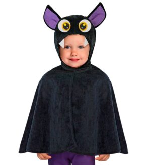 Flagermus Plys Poncho Børnekostume