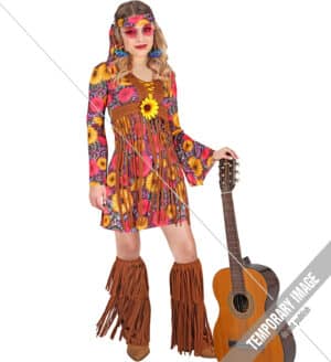 Flower Power Hippie Børnekostume