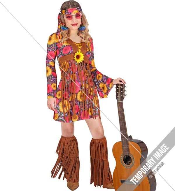 Flower Power Hippie Børnekostume