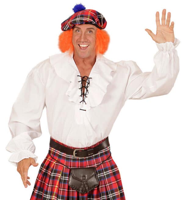 Hvid Piratskjorte