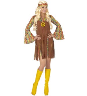 Jordens Hippie Kjole Kostume