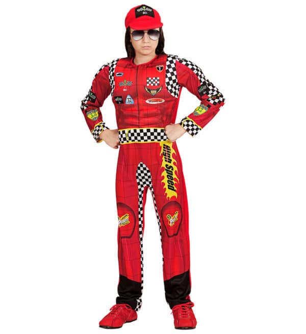 Racerkører Børnekostume