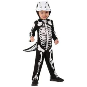Skelet Dinosaur Børnekostume