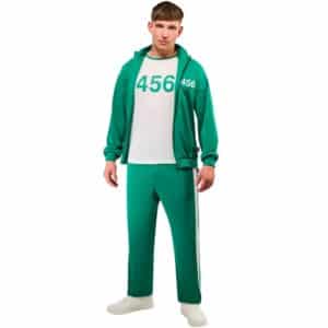 Squid GameÂ® Player 456 Deluxe Kostume Grøn