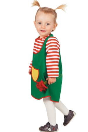 Stærk Pige Babykostume