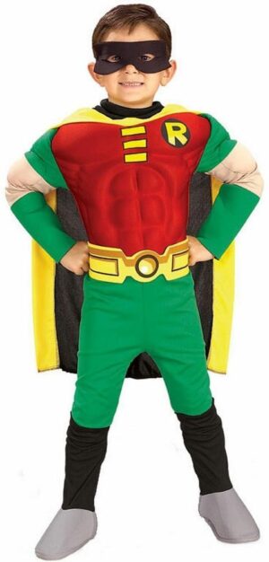 Teen TitanÂ® Robin Deluxe Børnekostume