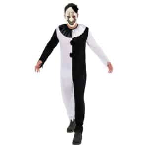 Terror Klovn Kostume Sort/Hvid