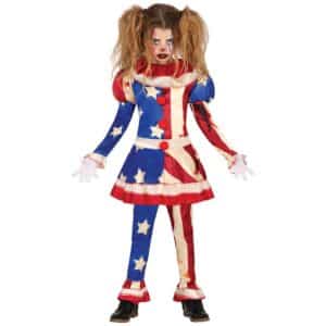 USA Horror Klovn Kjole Børnekostume