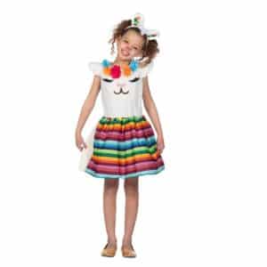 Alpaca Kjole Børnekostume