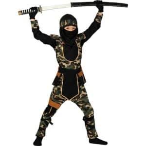 Camo Ninja Børnekostume