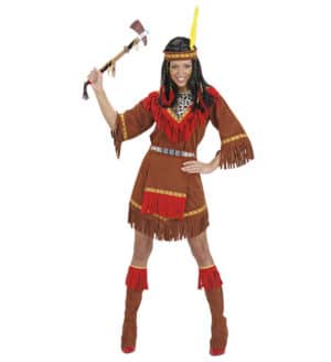 Indianer Kvinden Kostume