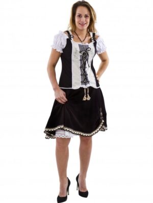 Kjoleskørt 2-delt Sort