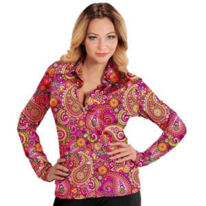 60'er Retro Leaves Skjorte