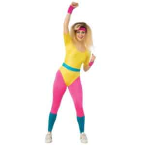 80'er Aerobic Pige Kostume