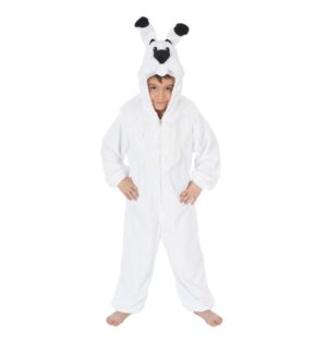 AsterixÂ® Idefix Børnekostume Hvid
