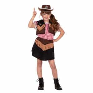 Cowboy Kjole Børnekostume Brun