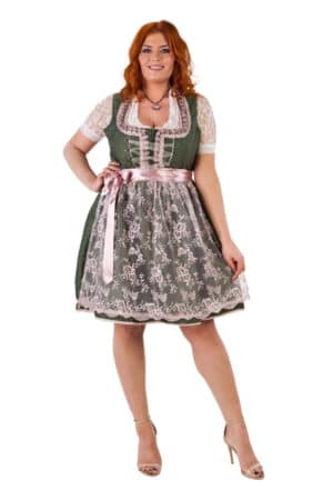 Dirndl Amelia Lyserød