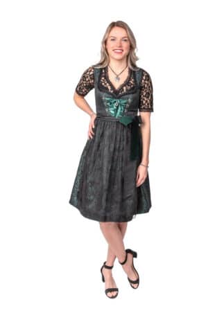 Dirndl Jacquard Sort/Grøn