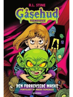 Gåsehud tegneserie - Den forheksede maske - Børnebog - Hardcover