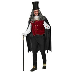 Gotisk Vampyr Grev Kostume