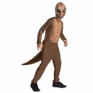 Jurassic WorldÂ® T-Rex Børnekostume Brun