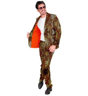 Leopardplettet Jakkesæt