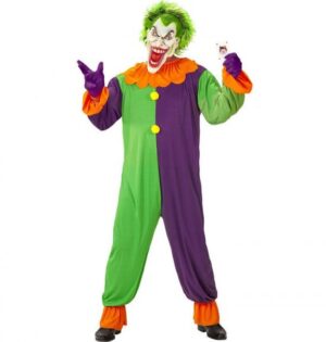 Maskeret Ond Joker Kostume