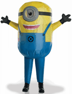 Oppustelig Minions® Børnekostume