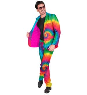 Psykedelisk Regnbue Jakkesæt