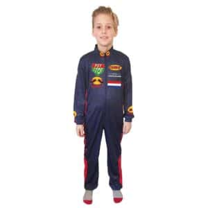 Racerkører Børnekostume Blå