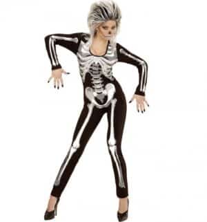 Uhyggelig Skelet Kostume