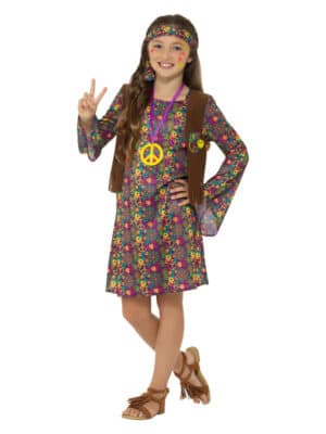 Peace Hippie Børnekostume