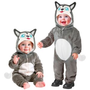 Husky Hund Heldragt Børnekostume