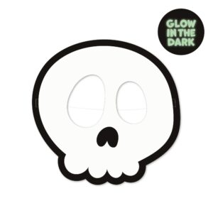 Halloween Kranie Partymasker Selvlysende