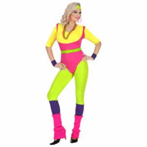80'ernes Aerobic Instruktør Kostume