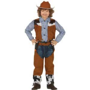 Cowboy Børnekostume Brun