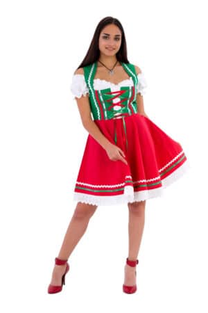 Dirndl Carmen Vermilion