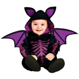 Flagermus Babykostume Lilla/Sort