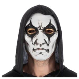 Halloween Maske Hvid/Sort