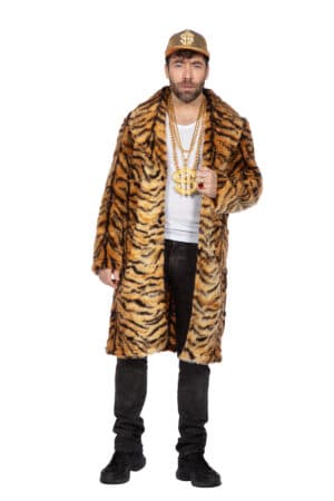 Pimp Tiger Pelsjakke Kostume