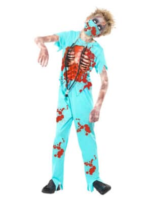 Zombie Kirurg Børnekostume