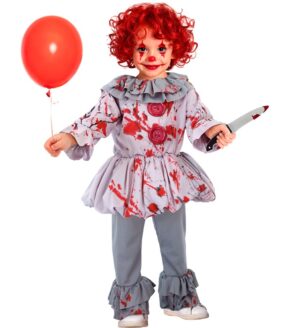 Blodig Horror Klovn Børnekostume