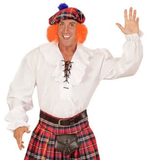 Hvid Piratskjorte