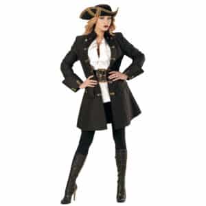Kvindelig Piratjakke Deluxe Kostume