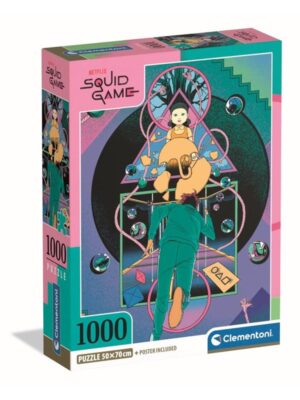 Clementoni HQC Squid Game 2 Jigsaw Puzzle 1000 pieces 2D Puslespil