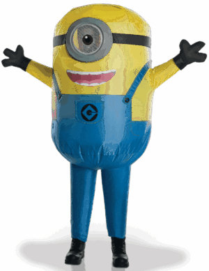 Oppustelig Minions® Børnekostume